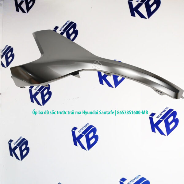 Ốp ba đờ sốc trước trái mạ Hyundai Santafe | 86578S1600-MB