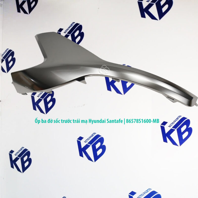 Ốp ba đờ sốc trước trái mạ Hyundai Santafe | 86578S1600-MB