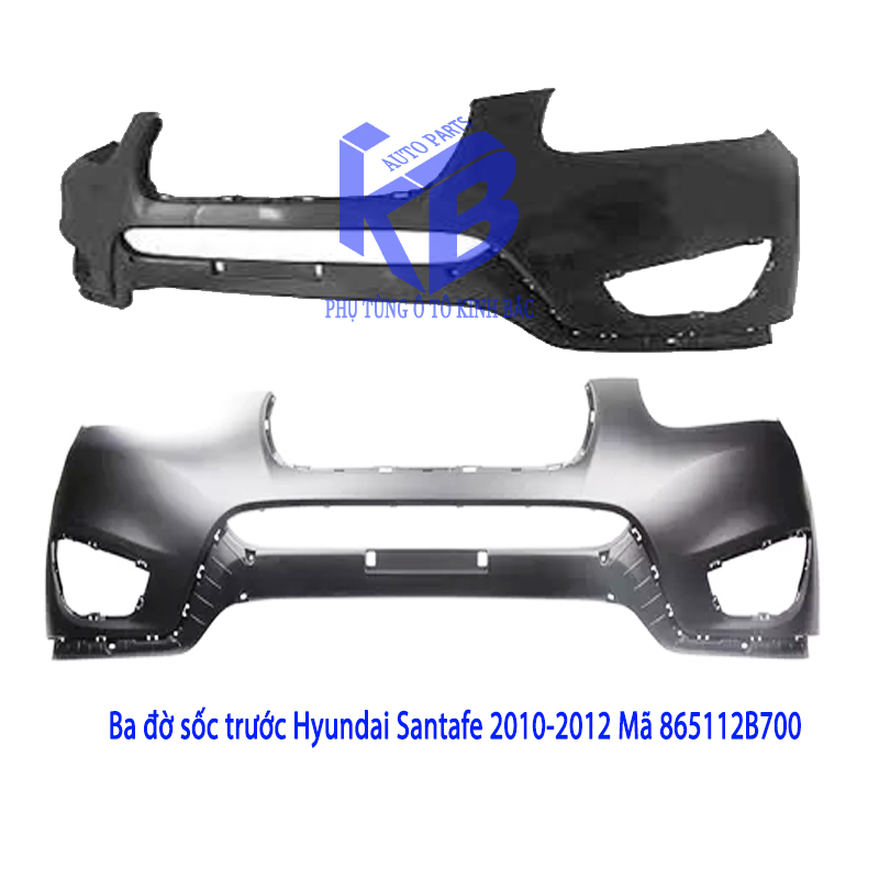 Ba đờ sốc trước Hyundai Santafe 2010-2012 Mã 865112B700